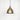 From The Anvil's Aged  Brass Aged Brass Brindley Pendant; #colour_bare