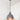 From The Anvil's Hammered Copper Hammered Copper Brindley Pendant; #colour_bluff
