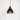 From The Anvil's Hammered Copper Hammered Copper Brindley Pendant; #colour_elan-black