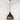From The Anvil's Smooth Copper Smooth Copper Brindley Pendant; #colour_elan-black
