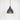 From The Anvil's Hammered Copper Hammered Copper Brindley Pendant; #colour_slate