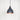 From The Anvil's Hammered Copper Hammered Copper Brindley Pendant; #colour_slate