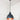 From The Anvil's Hammered Copper Hammered Copper Brindley Pendant; #colour_soot