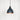 From The Anvil's Hammered Copper Hammered Copper Brindley Pendant; #colour_soot