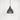 From The Anvil's Smooth Copper Smooth Copper Brindley Pendant; #colour_slate