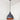 From The Anvil's Smooth Copper Smooth Copper Brindley Pendant; #colour_slate