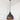 From The Anvil's Smooth Copper Smooth Copper Brindley Pendant; #colour_soot