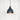 From The Anvil's Smooth Copper Smooth Copper Brindley Pendant; #colour_soot