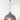 From The Anvil's Hammered Copper Hammered Copper Harborne Pendant; #colour_bluff