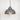 From The Anvil's Hammered Copper Hammered Copper Harborne Pendant; #colour_bluff