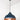 From The Anvil's Hammered Copper Hammered Copper Harborne Pendant; #colour_dusk