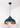 From The Anvil's Hammered Copper Hammered Copper Harborne Pendant; #colour_dusk
