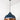 From The Anvil's Hammered Copper Hammered Copper Harborne Pendant; #colour_dusk