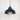 From The Anvil's Hammered Copper Hammered Copper Harborne Pendant; #colour_dusk