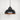 From The Anvil's Hammered Copper Hammered Copper Harborne Pendant; #colour_elan-black