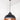 From The Anvil's Hammered Copper Hammered Copper Harborne Pendant; #colour_elan-black