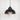 From The Anvil's Hammered Copper Hammered Copper Harborne Pendant; #colour_elan-black