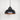 From The Anvil's Smooth Copper Smooth Copper Harborne Pendant; #colour_elan-black