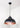 From The Anvil's Smooth Copper Smooth Copper Harborne Pendant; #colour_elan-black