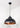 From The Anvil's Smooth Copper Smooth Copper Harborne Pendant; #colour_elan-black