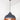 From The Anvil's Hammered Copper Hammered Copper Harborne Pendant; #colour_slate