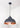 From The Anvil's Hammered Copper Hammered Copper Harborne Pendant; #colour_slate