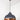 From The Anvil's Hammered Copper Hammered Copper Harborne Pendant; #colour_slate