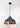 From The Anvil's Hammered Copper Hammered Copper Harborne Pendant; #colour_slate