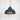 From The Anvil's Hammered Copper Hammered Copper Harborne Pendant; #colour_soot