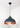 From The Anvil's Hammered Copper Hammered Copper Harborne Pendant; #colour_soot