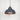 From The Anvil's Smooth Copper Smooth Copper Harborne Pendant; #colour_slate