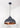 From The Anvil's Smooth Copper Smooth Copper Harborne Pendant; #colour_slate