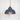 From The Anvil's Smooth Copper Smooth Copper Harborne Pendant; #colour_slate
