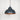 From The Anvil's Smooth Copper Smooth Copper Harborne Pendant; #colour_soot