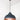 From The Anvil's Smooth Copper Smooth Copper Harborne Pendant; #colour_soot