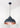 From The Anvil's Smooth Copper Smooth Copper Harborne Pendant; #colour_soot