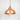 From The Anvil's Hammered Copper Hammered Copper Harborne Pendant; #colour_bare