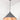 From The Anvil's Hammered Copper Hammered Copper Hockley Pendant; #colour_bluff