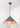 From The Anvil's Hammered Copper Hammered Copper Hockley Pendant; #colour_bluff