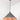 From The Anvil's Hammered Copper Hammered Copper Hockley Pendant; #colour_bluff