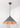 From The Anvil's Hammered Copper Hammered Copper Hockley Pendant; #colour_bluff