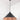 From The Anvil's Smooth Copper Smooth Copper Hockley Pendant; #colour_elan-black