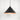 From The Anvil's Smooth Copper Smooth Copper Hockley Pendant; #colour_elan-black