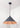 From The Anvil's Hammered Copper Hammered Copper Hockley Pendant; #colour_slate