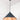 From The Anvil's Hammered Copper Hammered Copper Hockley Pendant; #colour_soot