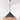 From The Anvil's Hammered Copper Hammered Copper Hockley Pendant; #colour_soot