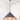 From The Anvil's Smooth Copper Smooth Copper Hockley Pendant; #colour_slate