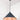 From The Anvil's Smooth Copper Smooth Copper Hockley Pendant; #colour_soot
