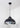 From The Anvil's Smooth Nickel Smooth Nickel Harborne Pendant; #colour_elan-black