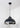 From The Anvil's Smooth Nickel Smooth Nickel Harborne Pendant; #colour_elan-black